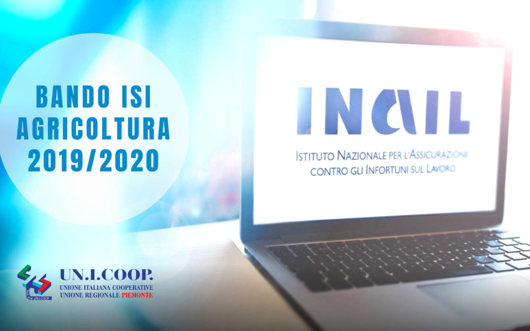 INAIL BANDO ISI AGRICOLTURA 2019/2020